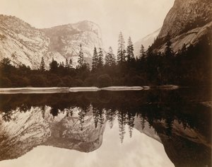 Mirror Lake, Tal des Yosemite, 1872 von Eadweard Muybridge