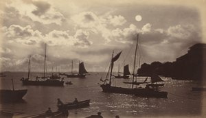 Mondlichteffekt-Bucht von Panama, 1877