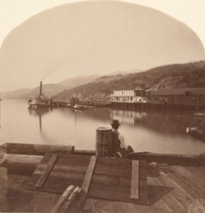 Sausalito vom N.P.C.R.R. Steg, Blick nach Süden
