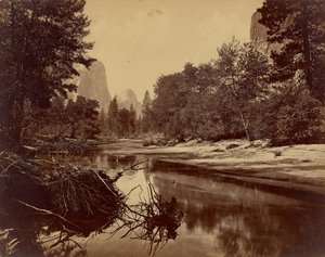 Sylvan Bar. Das Tal des Yosemite. von Eadweard J. Muybridge
