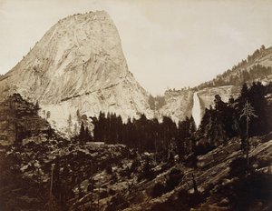 Cap of the Liberty, Yosemite-Tal, 1872 von Eadweard Muybridge