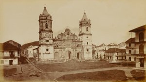 Kathedrale, Panama von Eadweard Muybridge