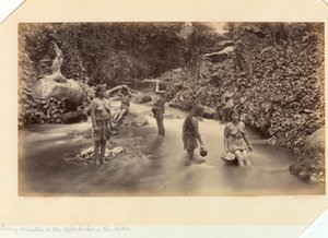 Abendliche Erholung der Kaffeepflücker, San Isidro, aus Die Pazifikküste Mittelamerikas und Mexikos; der Isthmus von Panama; Guatemala; und der Anbau und Versand von Kaffee von Eadweard Muybridge