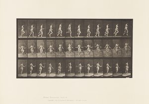 Tafel 174. Laufen und Springen mit Springseil von Eadweard Muybridge