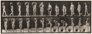 Tafel 226. Wasserkrug von der Schulter auf den Boden stellen und sich umdrehen von Eadweard Muybridge