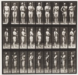 Support Arms und Arms Port von Eadweard Muybridge