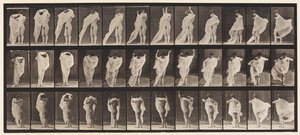Tafel 416. Toilette, Kleid anziehen von Eadweard Muybridge