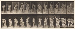 Tafel 428. Toilette; Zwei Modelle, 1 entkleidet sich, 1872-1885