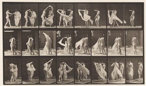 Tafel 429. Toilette; Zwei Modelle, 1 entkleidet sich, 1872-1885