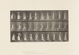 Tafel 495. Verschiedene Phasen der Toilette von Eadweard Muybridge
