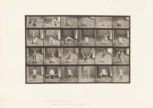 Tafel 511. Verrenkungen auf dem Boden von Eadweard Muybridge