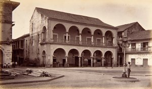 Das Cabildo, Panama von Eadweard Muybridge