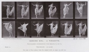 Die menschliche Figur in Bewegung: Tanzendes Mädchen, eine Pirouette