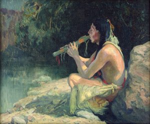 Liebeslied (oder Mondlicht) von Eanger Irving Couse