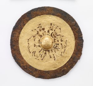 Spiegel mit der Königinmutter des Westens (Xiwangmu) und dem Herzogvater des Ostens (Dongwanggong), 25-220