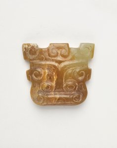 Tiermaskenförmiger Anhänger, 650-500 v. Chr. von Eastern Zhou Dynasty Chinese School