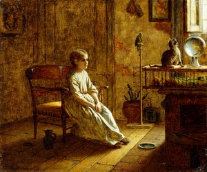 Die Menagerie eines Kindes von Eastman Johnson