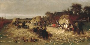 Maisernte auf Nantucket, ca. 1875