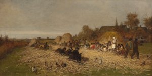 Husking Bee, Insel Nantucket, 1876