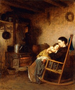 Mutter und Kind von Eastman Johnson