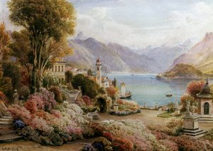 Villa Melzie, Como, Italien von Ebenezer Wake Cook