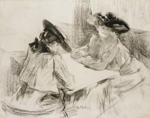 Im Café von Edgar Chahine