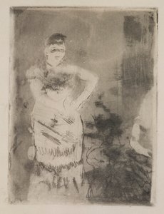 Ein Sänger von Edgar Degas