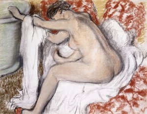Nach dem Bad (Frau trocknet sich); La Sortie du Bain (Femme S