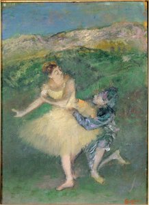 Harlekin und Colombine von Edgar Degas