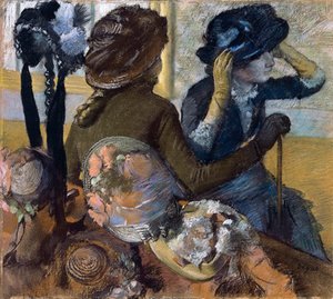 Bei den Modistinnen, 1882 von Edgar Degas