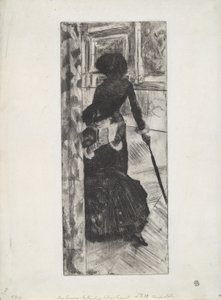 Im Louvre: Die Malerei (Mary Cassatt), ca. 1879-80