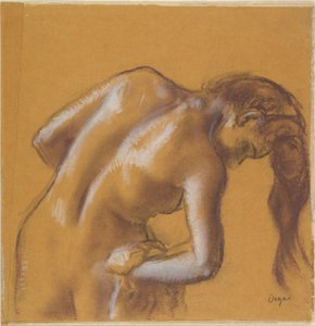 Badende, die sich abtrocknet von Edgar Degas