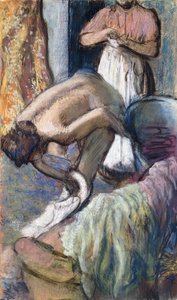 Frühstück nach dem Bad von Edgar Degas