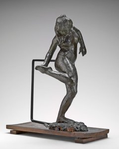 Tänzerin betrachtet die Sohle ihres rechten Fußes, ca. 1890er Jahre von Edgar Degas