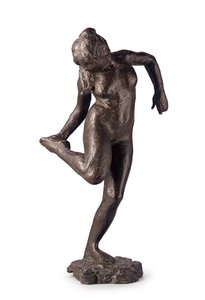 Tänzerin betrachtet die Sohle ihres rechten Fußes, ca. 1895 von Edgar Degas