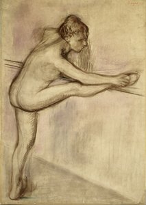 Tänzerin an der Bar von Edgar Degas
