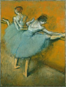 Tänzerinnen an der Stange von Edgar Degas