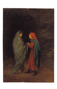 Dante und Virgil am Eingang zur Hölle