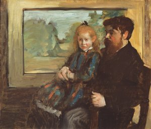 Henri Rouart und seine Tochter Helene, 1871-72