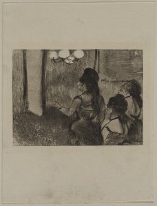 Im Salon, ca. 1880er von Edgar Degas