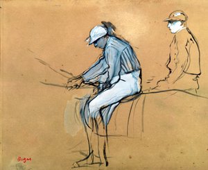 Jockeys von Edgar Degas