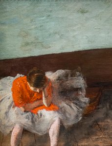 La Leçon de danse (Wiederholungsraum) (Detail) von Edgar Degas