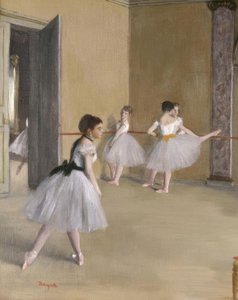 Der Tanzsaal in der Oper der Rue Le Peletier von Edgar Degas