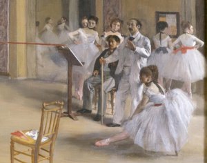 Le foyer de la danse à l’Opéra de la rue Le Peletier von Edgar Degas