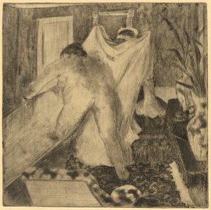 Nach dem Bad, ca. 1879-1880 von Edgar Degas