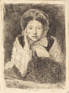 Marguerite De Gas, die Schwester des Künstlers, 1860-1862