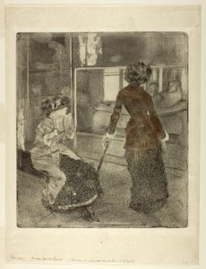 Mary Cassatt im Louvre: Die etruskische Galerie von Edgar Degas