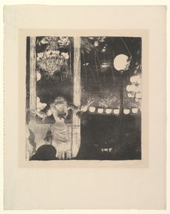 Mlle Bécat im Café des Ambassadeurs, Paris