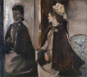 Frau Jeantaud im Spiegel, um 1875