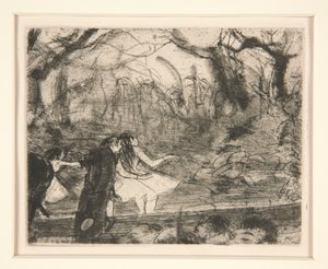 Auf der Bühne III von Edgar Degas